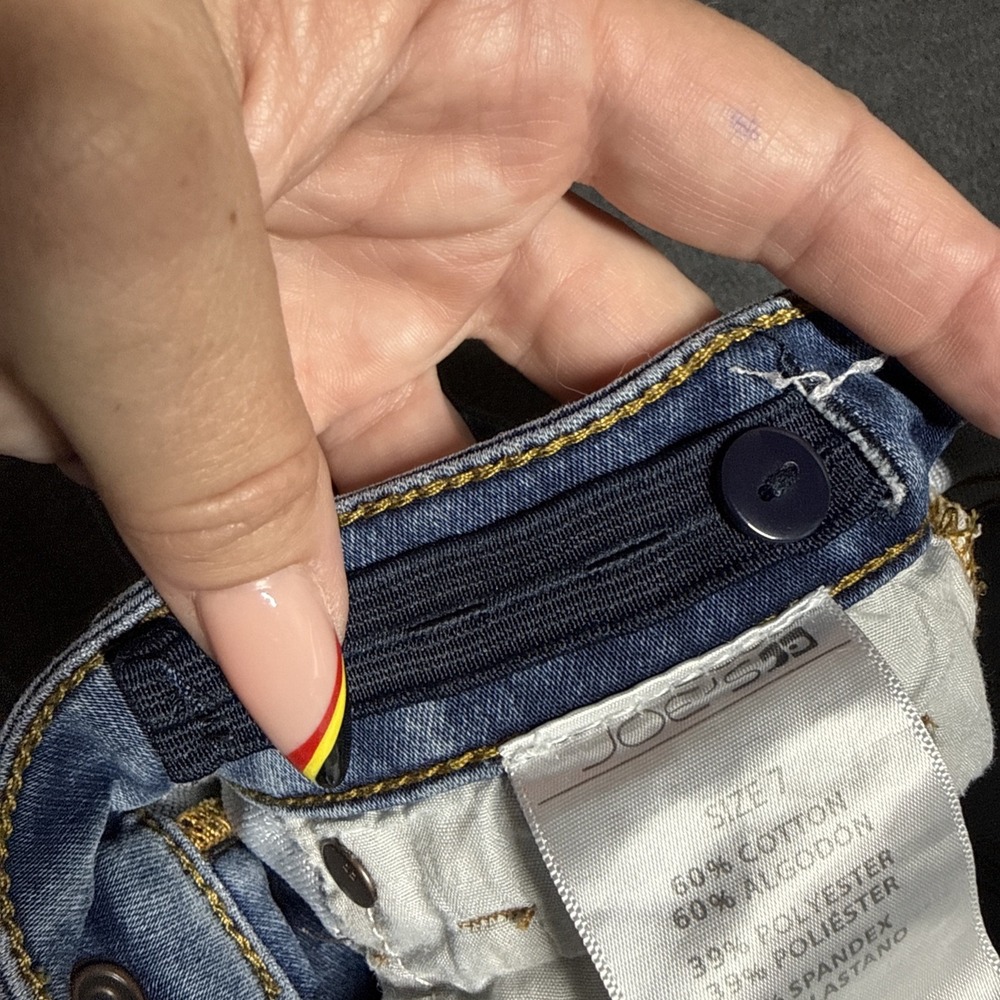 Joe's Jeans The Brixton Straight & Narrow Boy's Sz 7 Blue Light Wash Adjustable - Picture 12 of 15